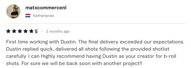 Verified client feedback