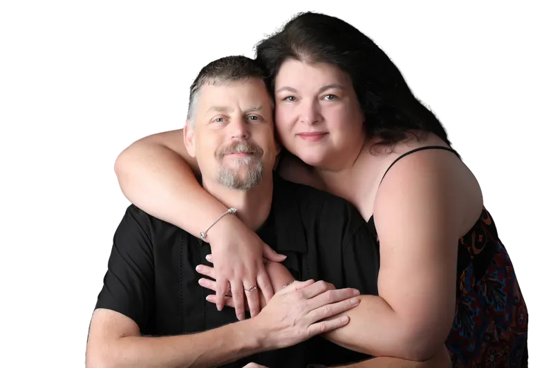 Dustin and his wife